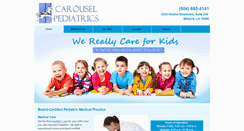 Desktop Screenshot of carouselpediatrics.com